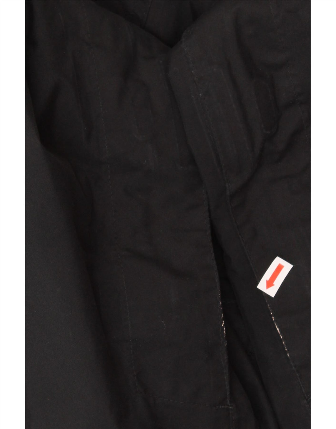 JACK WOLFSKIN Womens Hooded Rain Jacket UK 10 Small Black Polyester Vintage Jack Wolfskin and Second-Hand Jack Wolfskin from Messina Hembry 