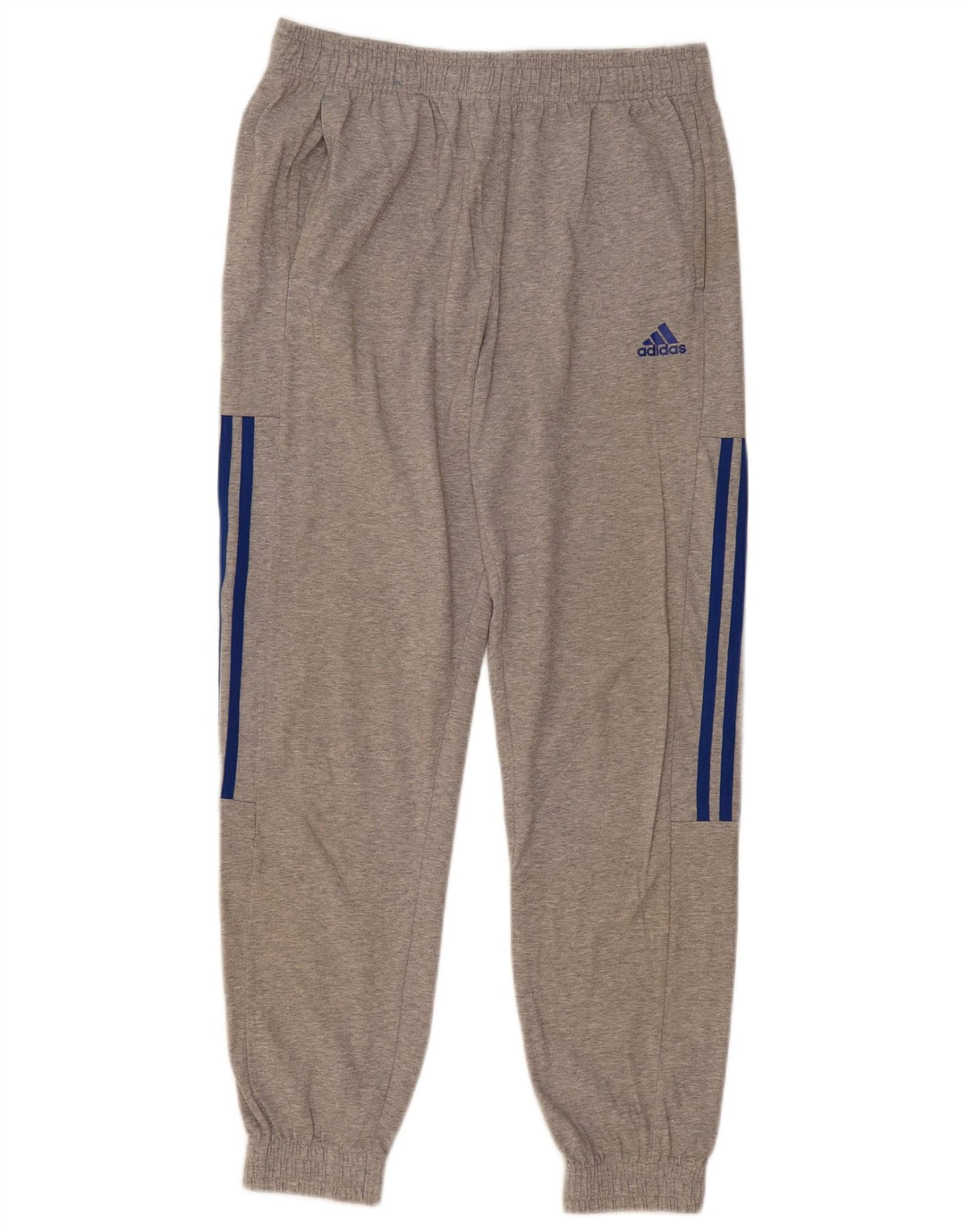 Adidas Męskie spodnie dresowe Joggery Średnioszare, bawełniane nakrapiane