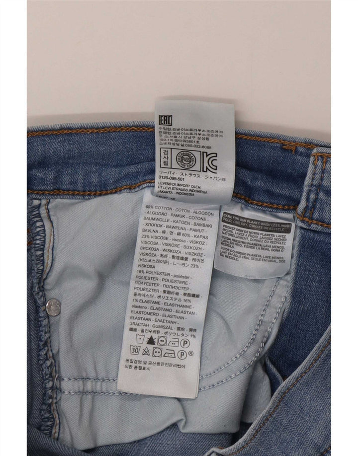 Damskie jeansy Levi's 312 Shaping W28 L27 Niebieska bawełna