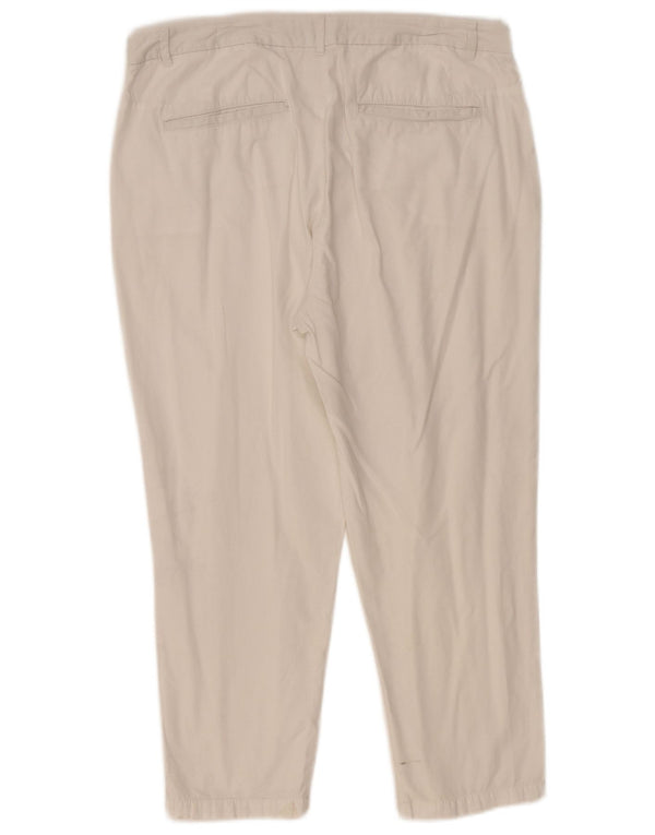 Marks & Spencer Damskie Krótkie spodnie UK 14 Large W36 L24 Białe