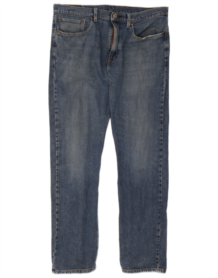 Męskie jeansy Levi's 502 Tapered W34 L32 Niebieskie bawełniane
