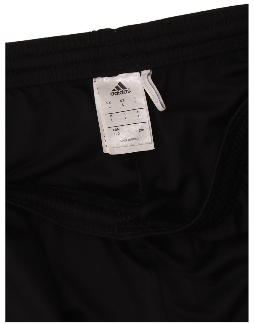 Męskie spodenki sportowe ADIDAS Climalite, duże, czarne, poliestrowe