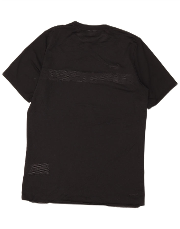 T-shirt męski Nike Top, średni czarny, poliester z blokami kolorów