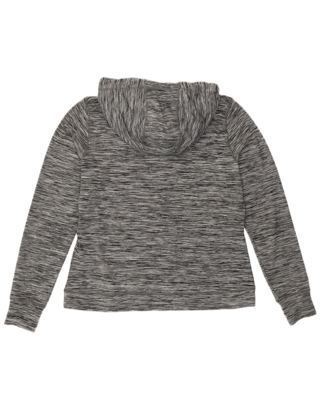 Damski sweter z kapturem Superdry, UK 12, średni szary, nakrapiany poliester