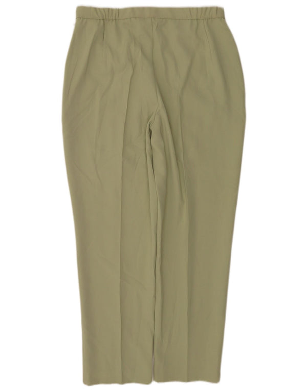 Marks & Spencer Damskie zwężane spodnie codzienne UK 14 duże W32 L27 zielone