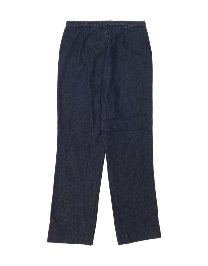 EDDIE BAUER Womens Straight Jeans US 8 Medium W28 L29 Navy Blue Cotton Vintage Eddie Bauer and Second-Hand Eddie Bauer from Messina Hembry 