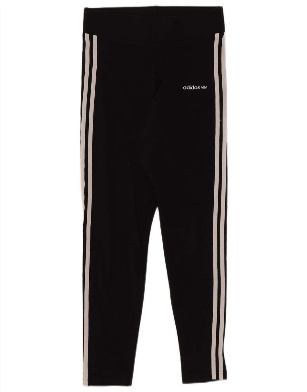 Legginsy damskie ADIDAS UK 14, średnie, czarne, bawełniane