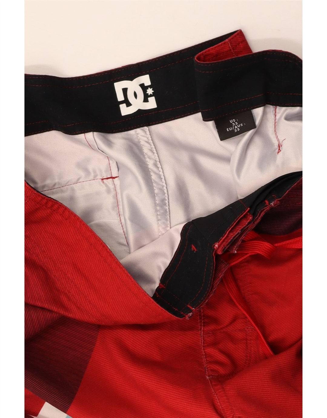 Męskie spodenki kąpielowe DC Graphic, w kolorze średniej czerwieni