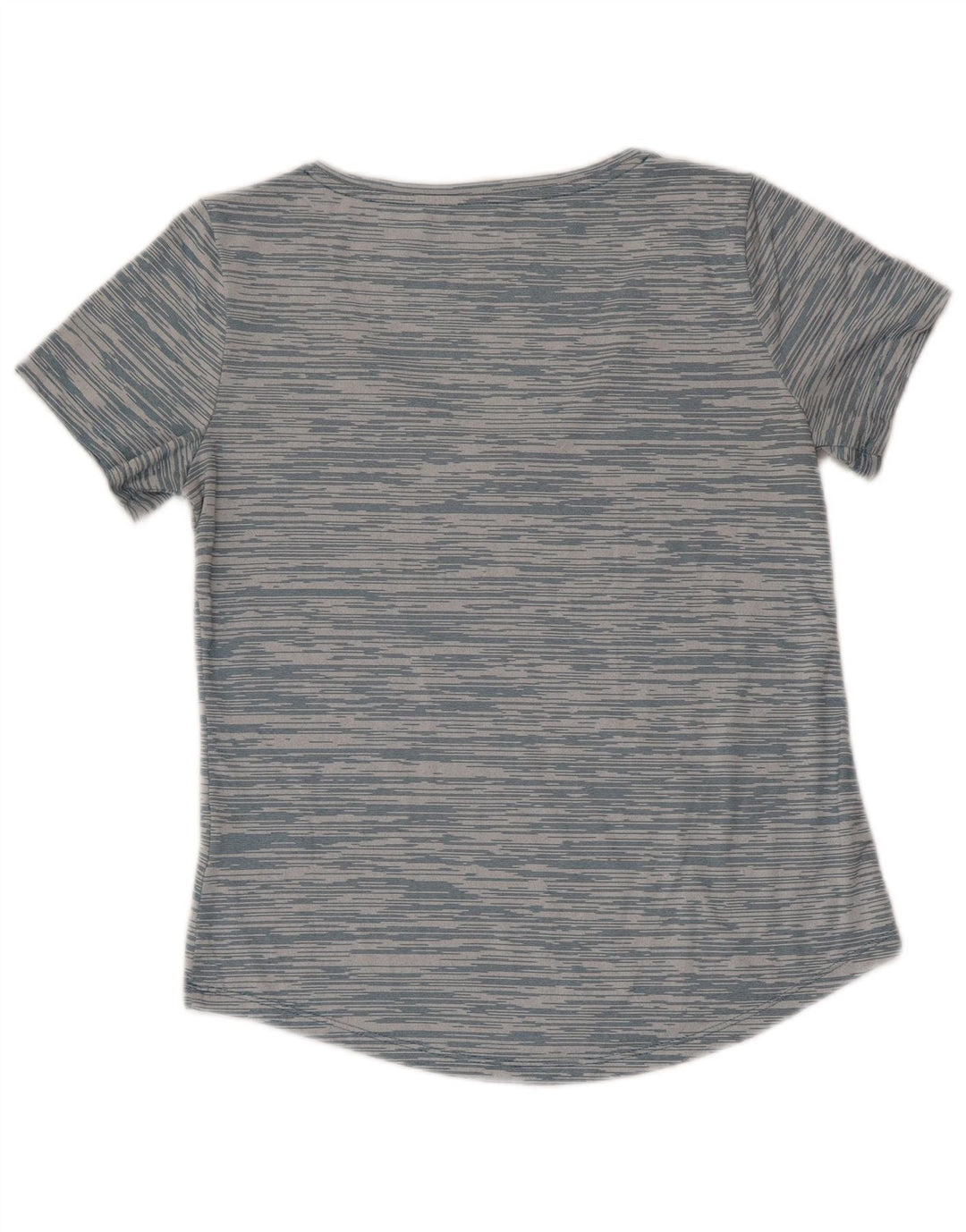 Damska koszulka Nike Dri Fit Loose Fit Top UK 6 XS z poliestru w niebieskie paski