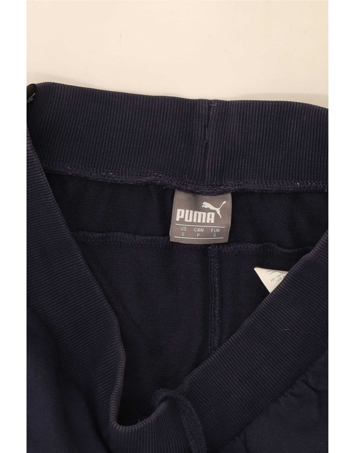 Męskie spodenki sportowe Puma z grafiką, małe, granatowe, bawełniane