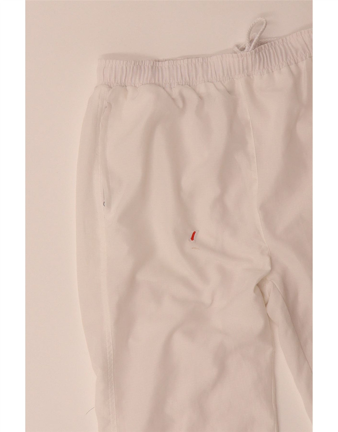 REEBOK Mens Tracksuit Trousers Medium White Polyester Vintage Reebok and Second-Hand Reebok from Messina Hembry 