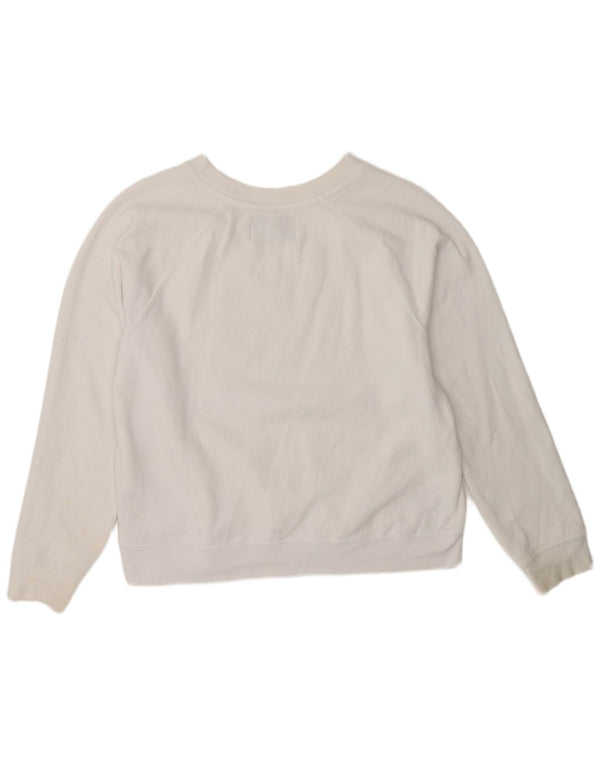 Damska bluza z grafiką Calvin Klein Jeans, UK 16, duża, biała