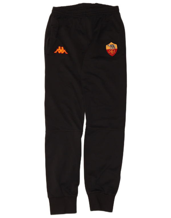 Spodnie dresowe Kappa Chłopięce As Roma Joggers 13-14 lat 2XL Czarne