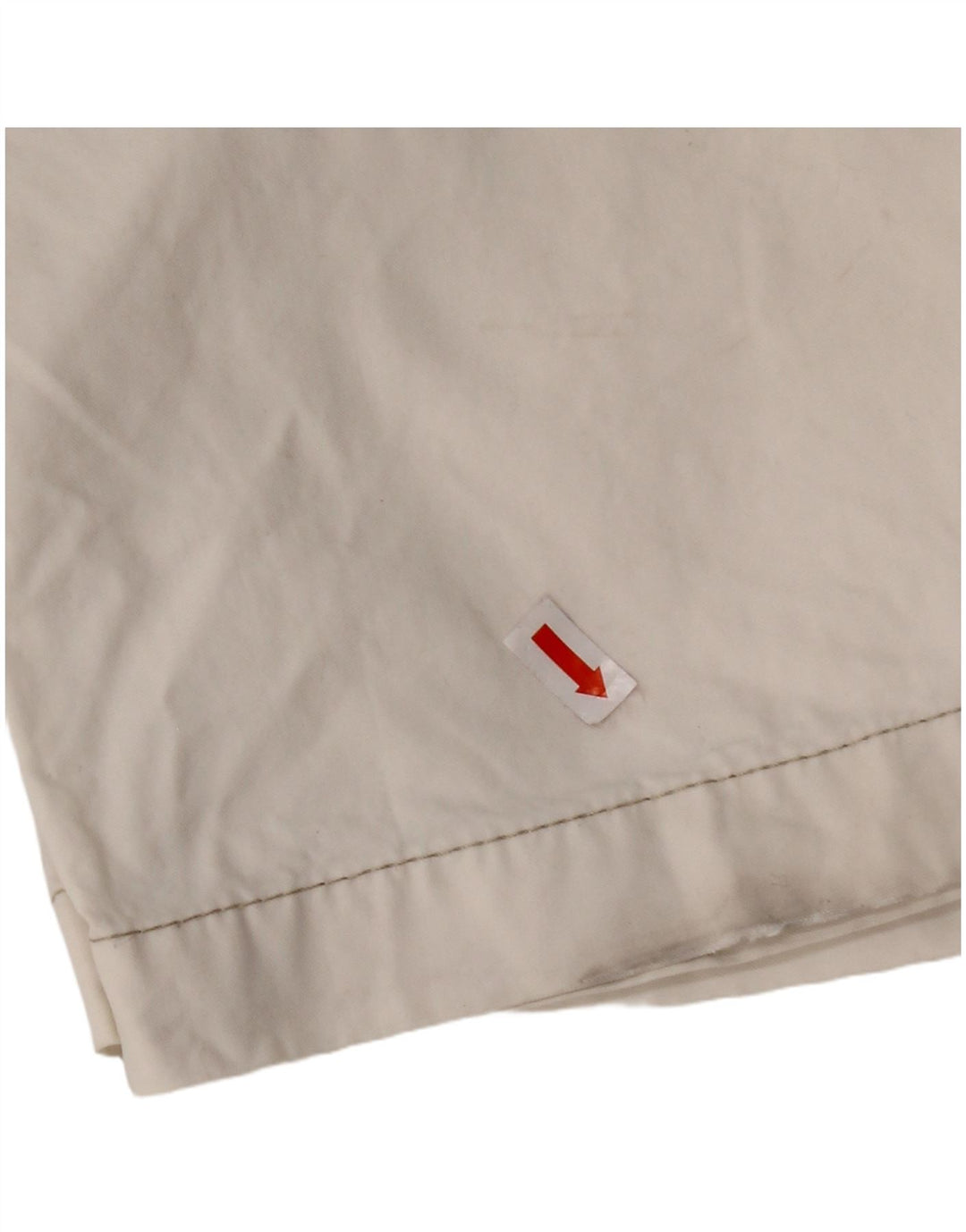 MURPHY & NYE Męskie proste spodnie codzienne W33 L32 Złamana biała bawełna