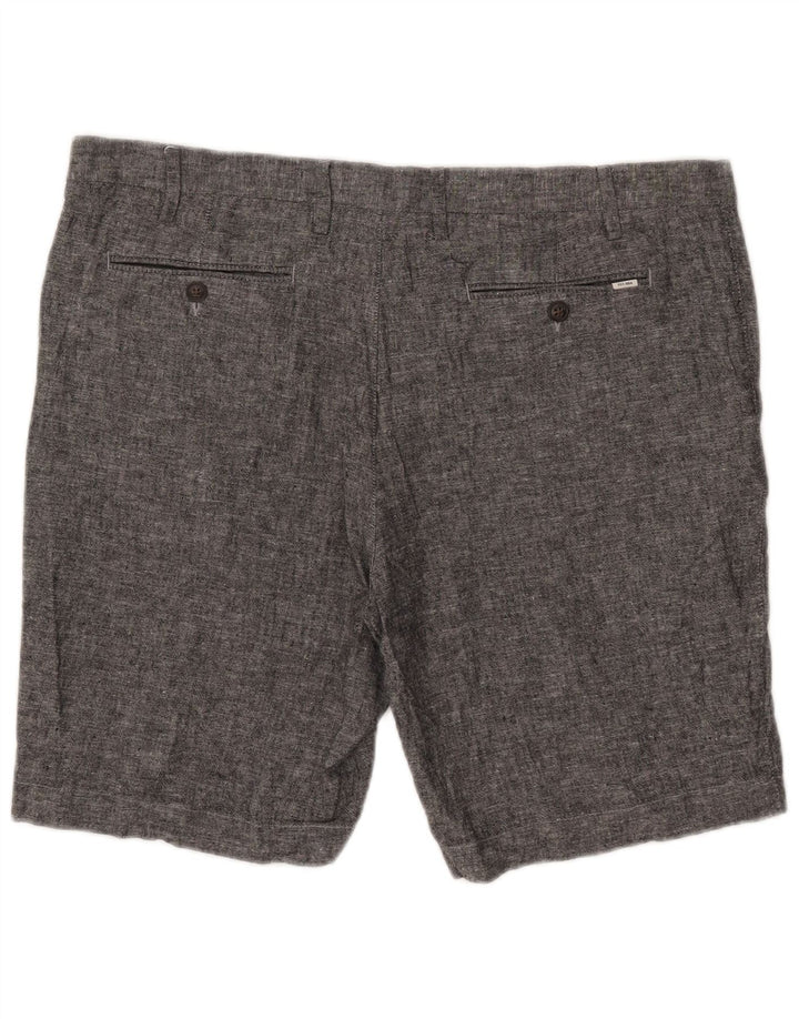 Męskie spodenki Chino Marks & Spencer W38 XL, szare, lniane