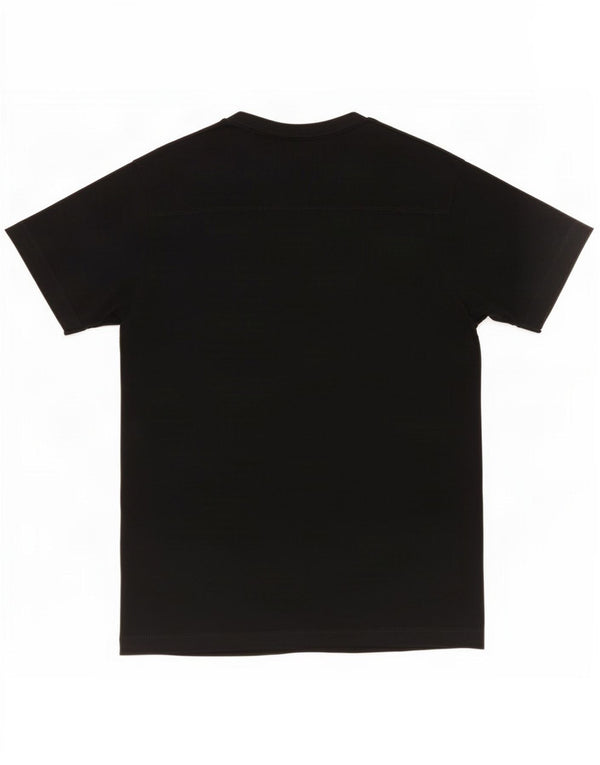 Chłopięcy T-shirt z grafiką French Connection, 9-10 lat, czarna bawełna