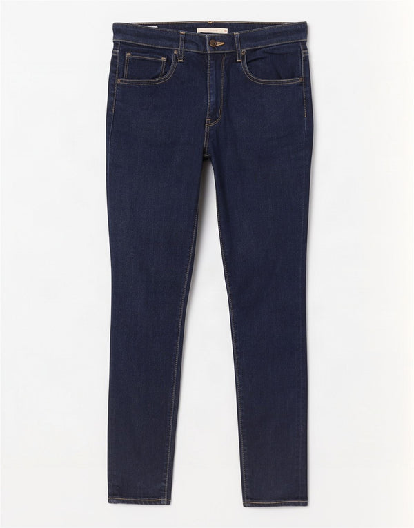 Damskie jeansy Levi's 721 Skinny Jeans z wysokim stanem W30 L28 Granatowy Lyocell