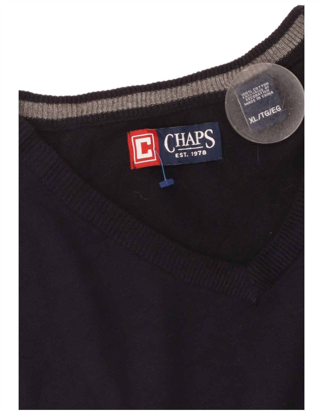 Męski podkoszulek CHAPS z kamizelką XL, granatowa, bawełniana