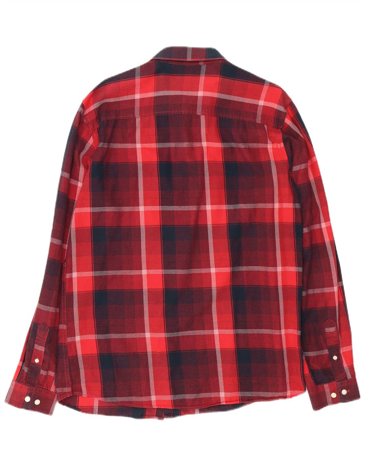 Koszula męska Jack & Jones Core Flanelowa XL, bawełniana w czerwoną kratę