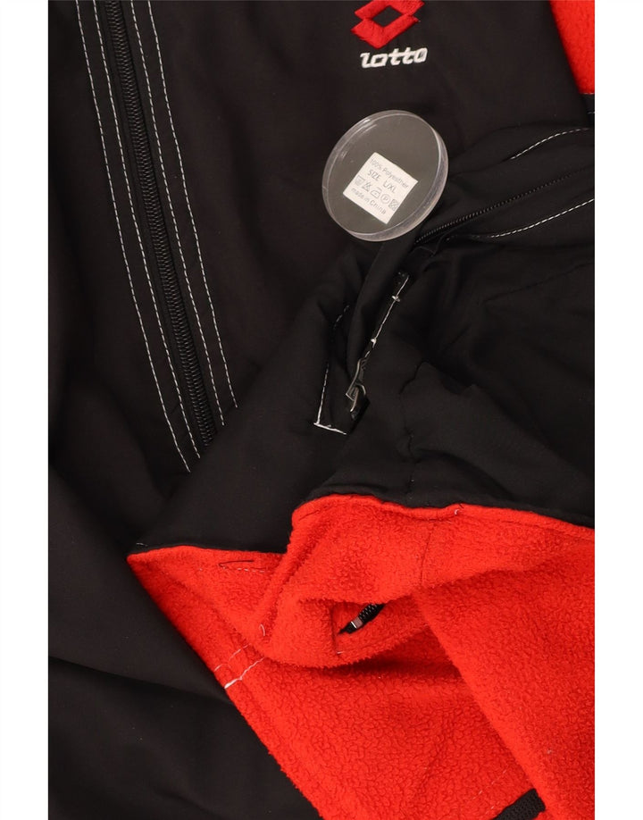 Dwustronna kamizelka męska LOTTO UK 40, duża, czarna, poliestrowa