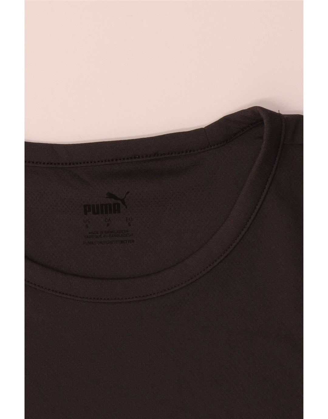 Męska koszulka Puma Top, mała, czarna, z blokami kolorów, z poliestru