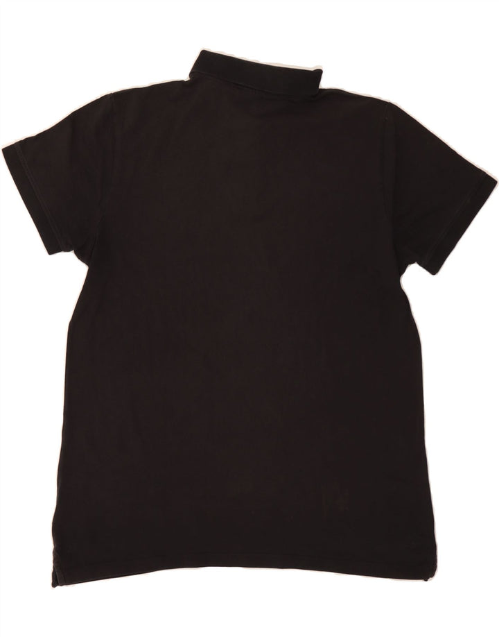 KAPPA Mens Polo Shirt XL Black Cotton Vintage Kappa and Second-Hand Kappa from Messina Hembry 