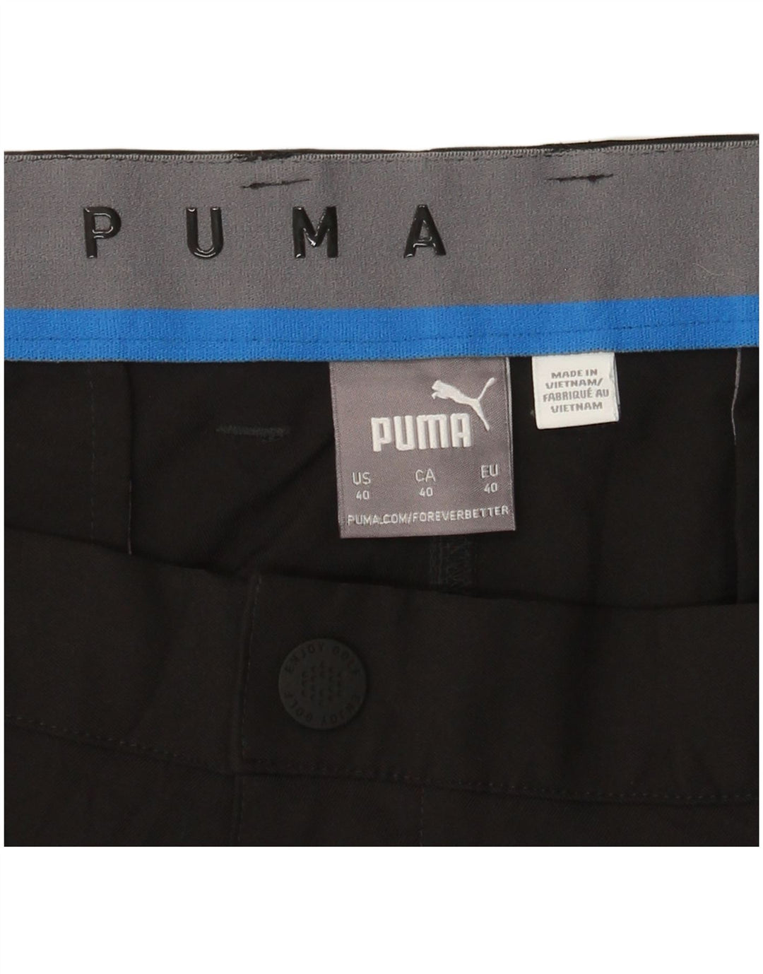 Męskie spodenki chino PUMA W40 XL czarne