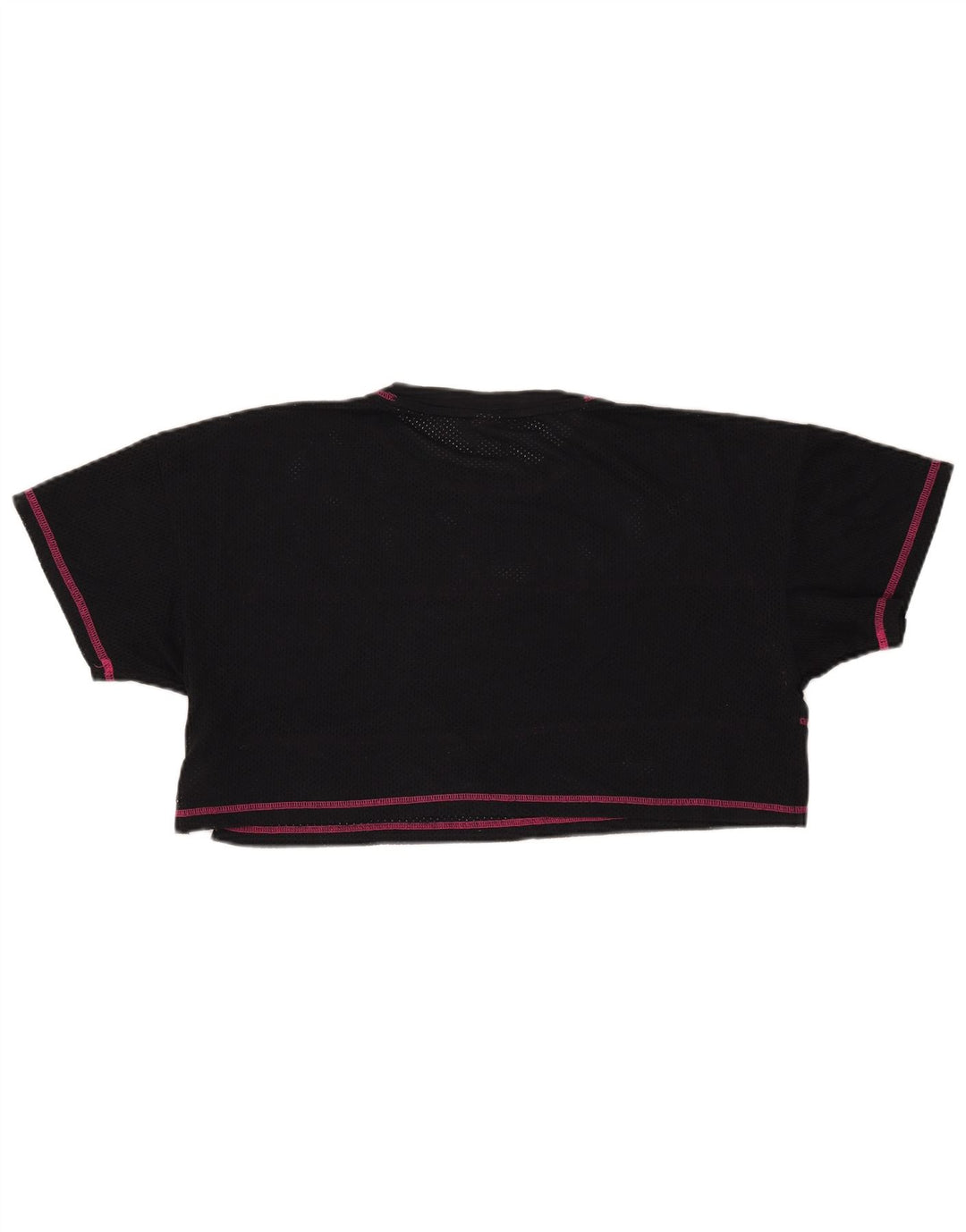 Damska koszulka PUMA Crop Graphic Top UK 14, poliester w średnie czarne paski