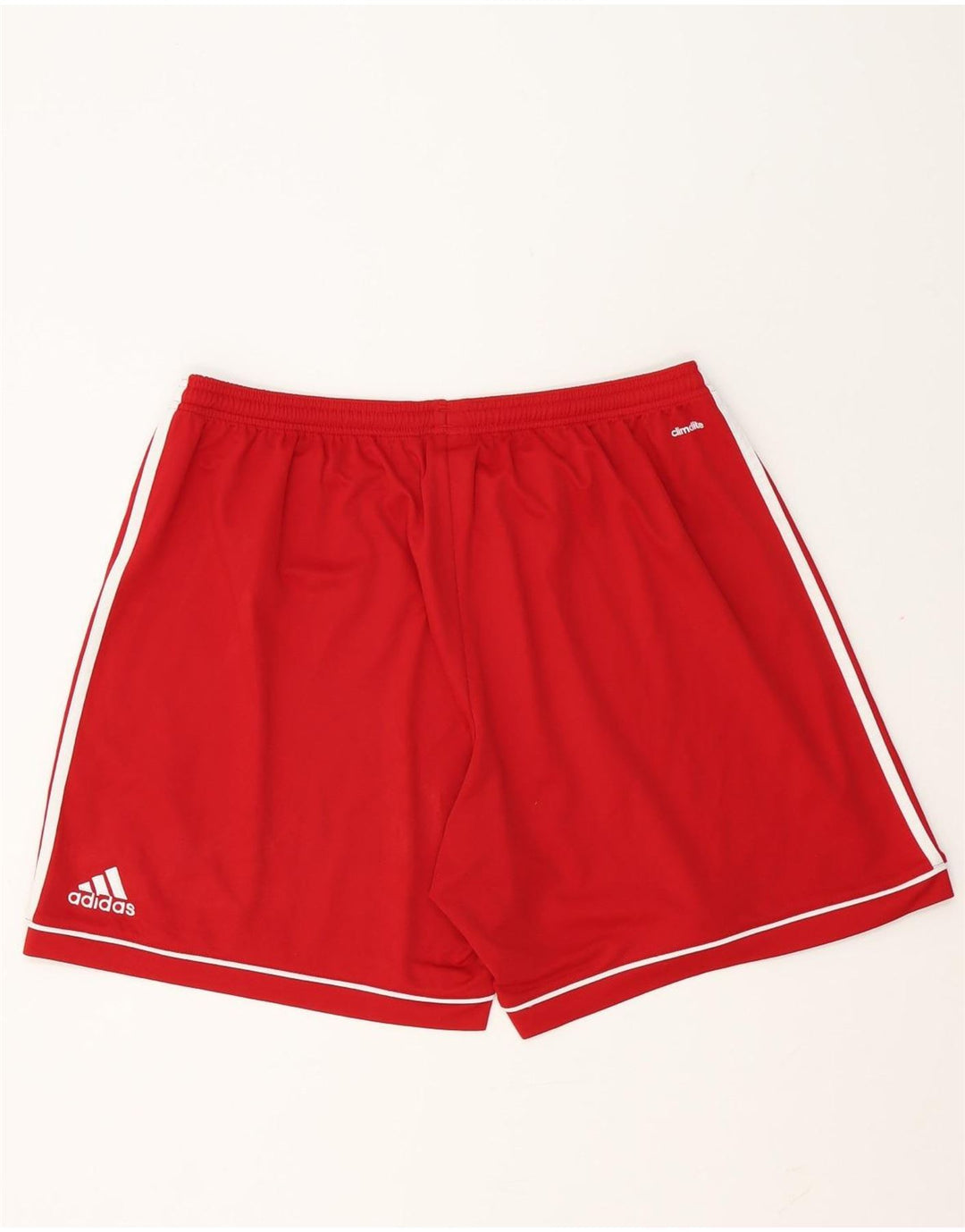 Męskie spodenki sportowe Adidas Climalite 2XL, czerwone, poliestrowe
