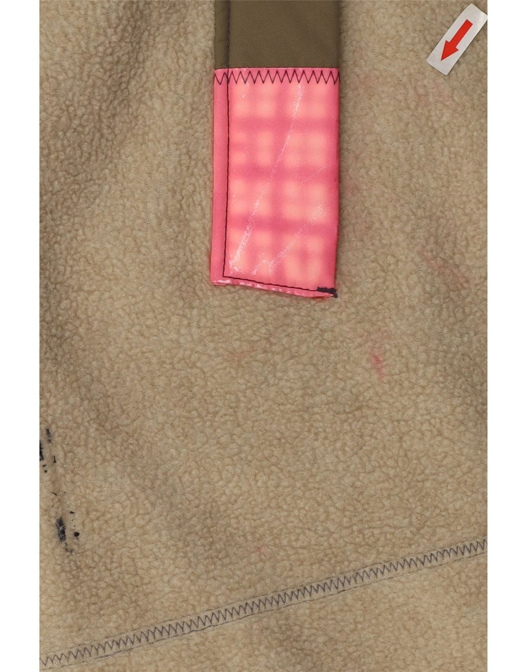 Męska kurtka polarowa Murphy & Nye UK 44 2XL Zielony akryl z blokami kolorów