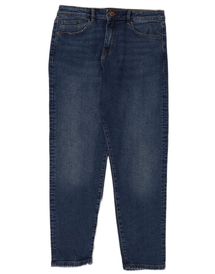 Marks & Spencer Damskie jeansy Mom Regular Tapered UK 14 Medium W30 L28 Niebieskie