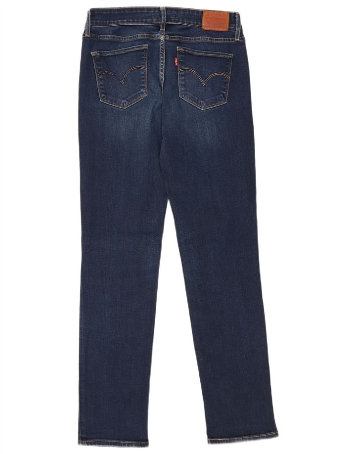 Damskie jeansy Levi's 712 Slim W28 L30 Granatowa bawełna