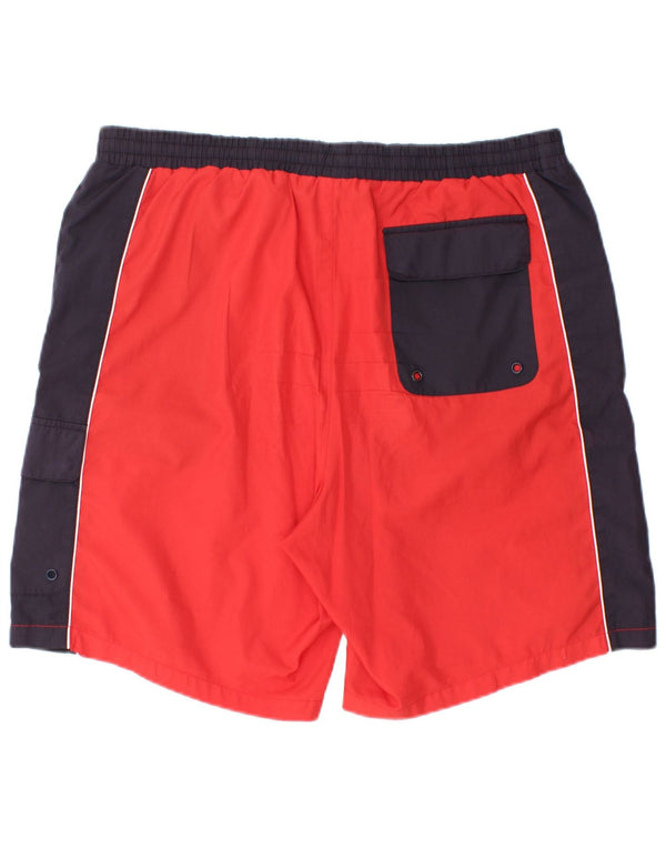 Paul & Shark Mens Yachting Graphic Swimming Shorts 2XL  Red Colourblock