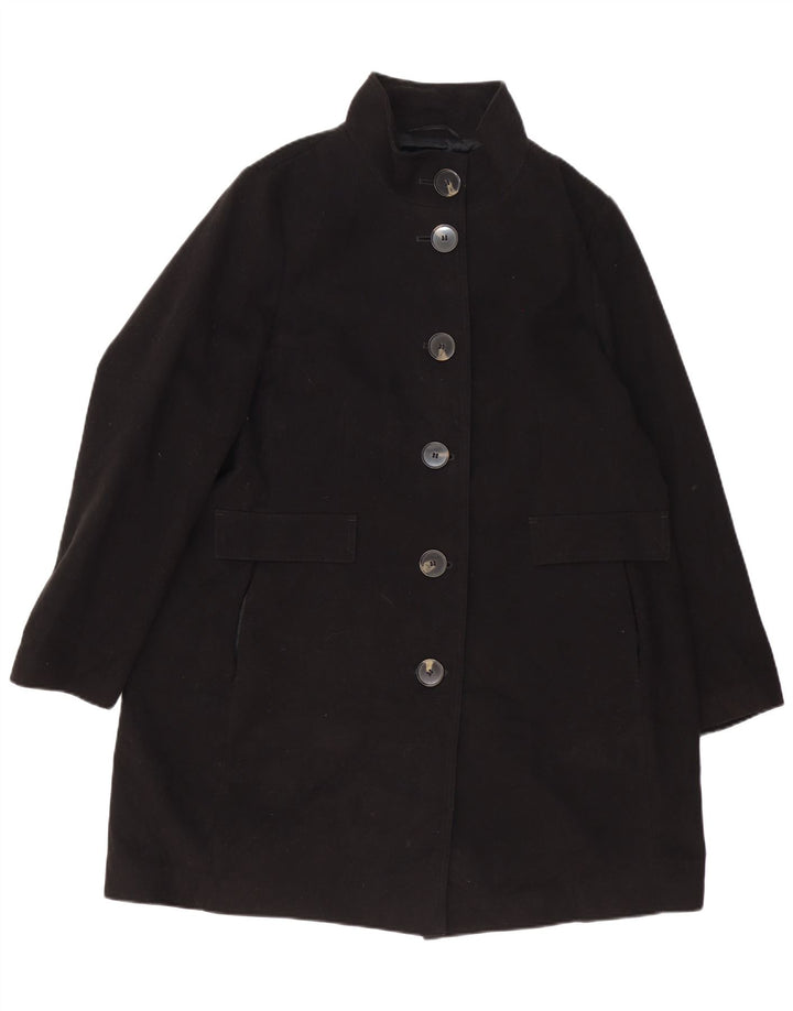 Marks & Spencer Płaszcz damski UK 20 2XL Czarny poliester