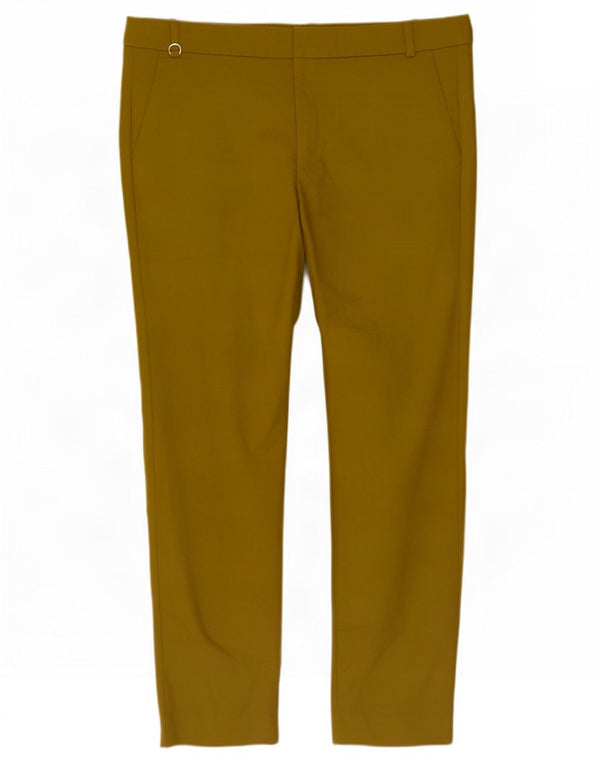 Spodnie damskie Zara Slim Chino EU 42 Large W32 L27 Żółta bawełna