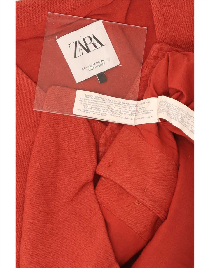 Kamizelka damska Zara UK 12 Średnia czerwona wiskoza