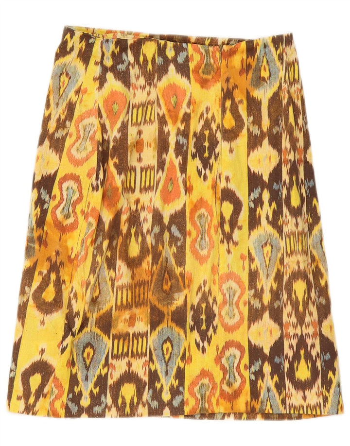 Spódnica damska Max & Co. W26 Mała Żółta Ikat