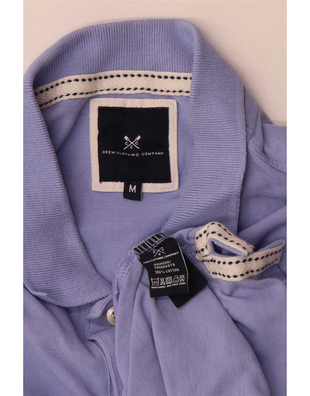 Męska koszulka polo Crew Clothing Średni fiolet, bawełna