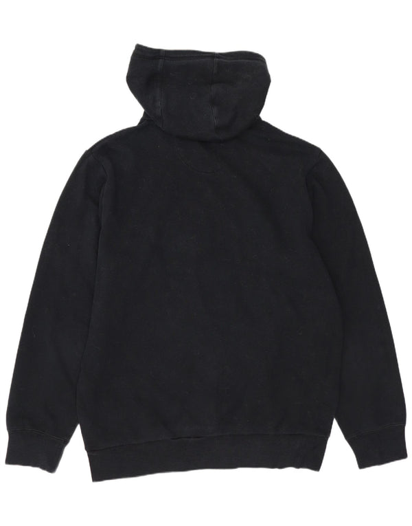 Męski sweter z kapturem ADIDAS z grafiką, średniej wielkości, czarny, bawełniany