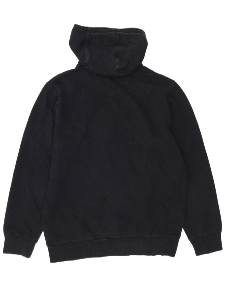 Męski sweter z kapturem ADIDAS z grafiką, średniej wielkości, czarny, bawełniany