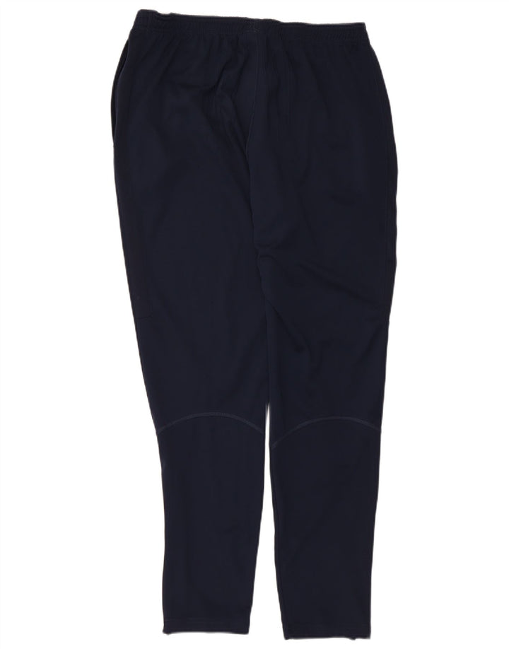 Męskie spodnie dresowe Nike Dri Fit, duże, granatowe, z poliestru