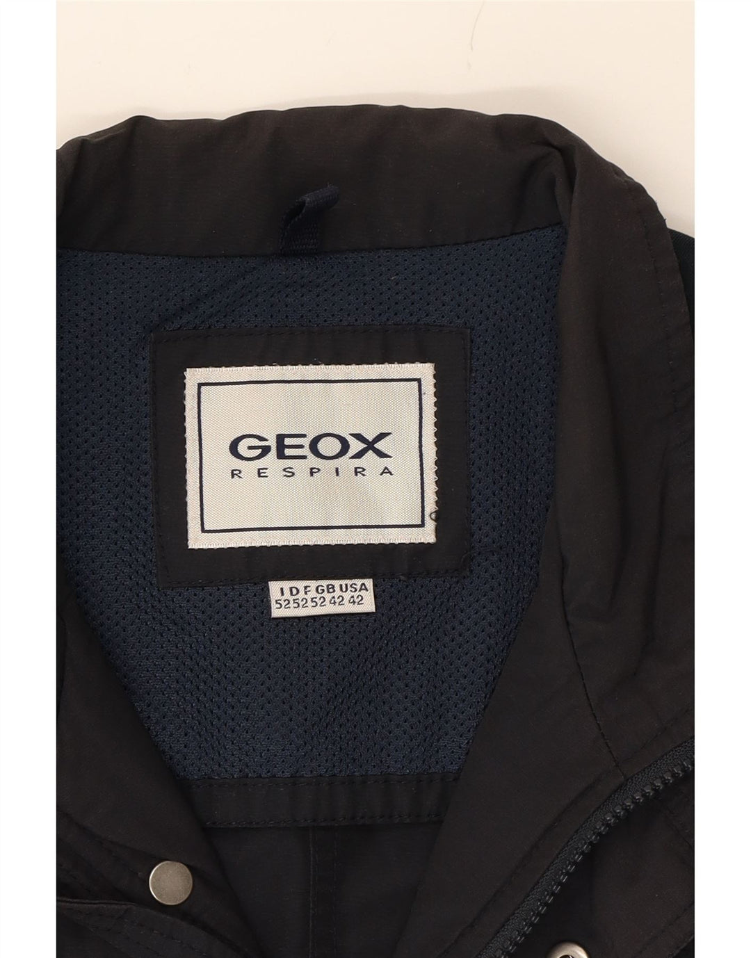 Kurtka męska GEOX UK 42 XL, granatowa, bawełniana
