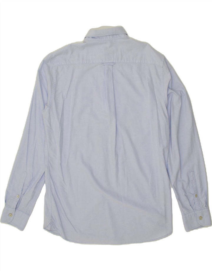 BENETTON Mens Shirt Medium Blue Cotton Vintage Benetton and Second-Hand Benetton from Messina Hembry 