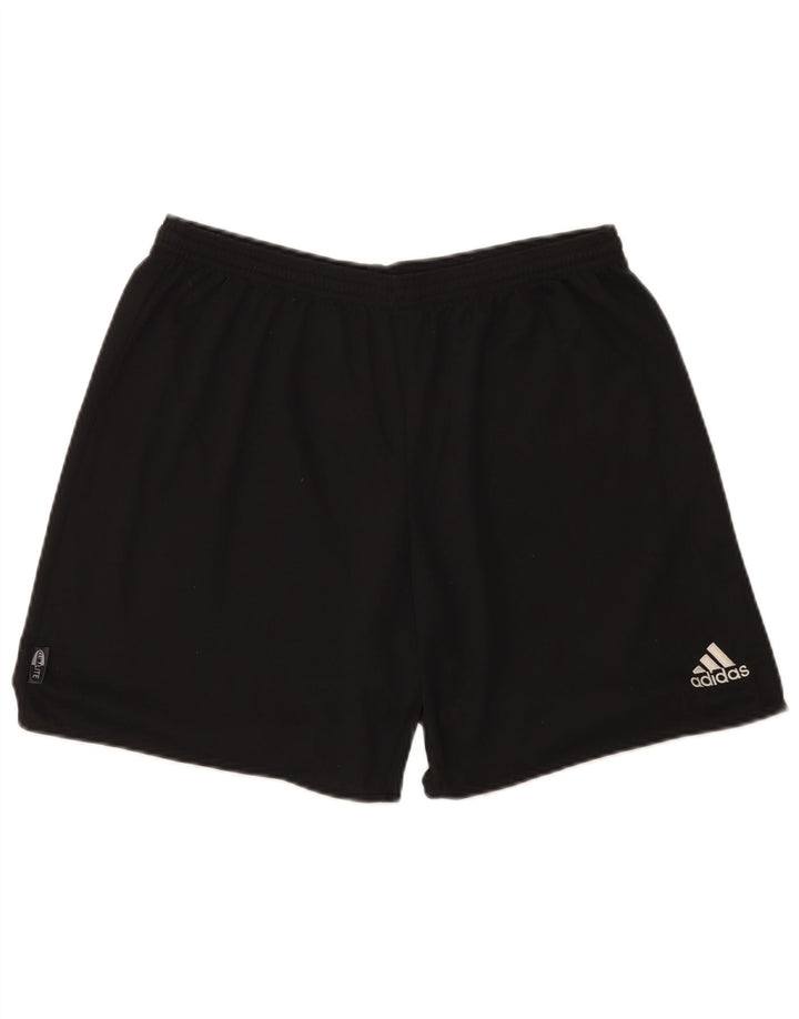 Męskie spodenki sportowe Adidas Climalite, duże, czarne, poliestrowe
