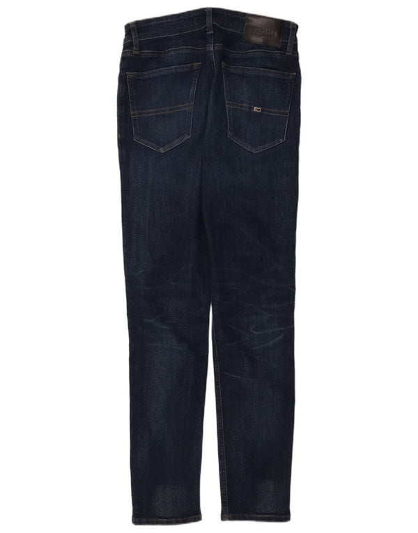 Męskie jeansy slim fit Tommy Hilfiger W30 L32 Granatowa bawełna