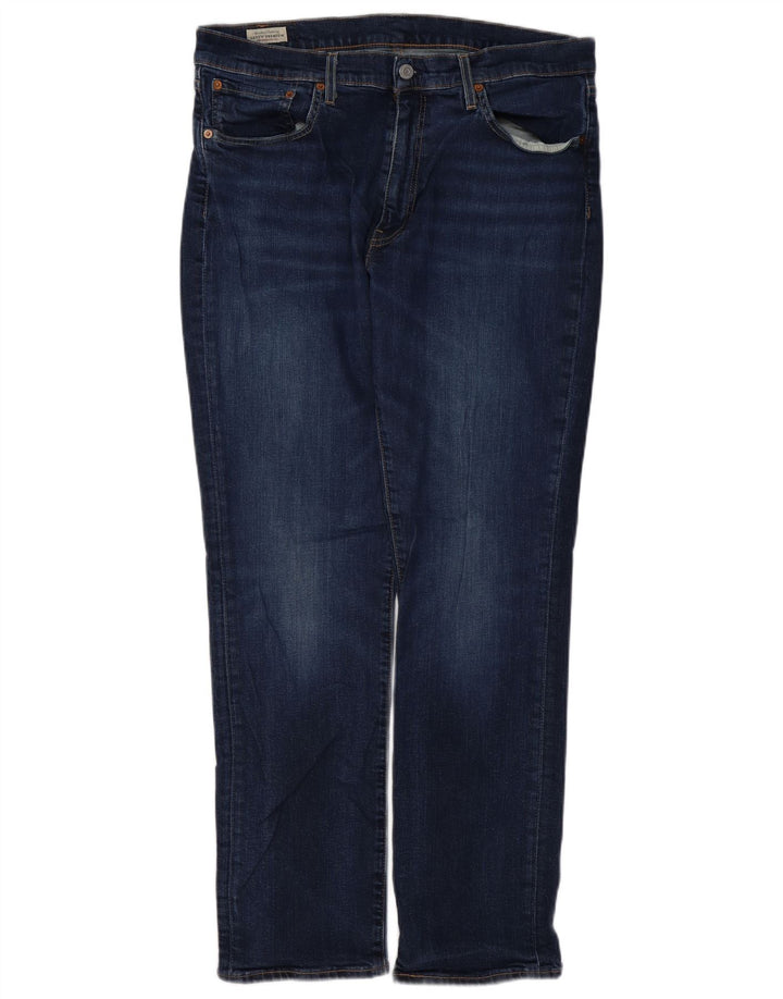 Męskie jeansy Levi's 511 Slim W36L32 Granatowa bawełna