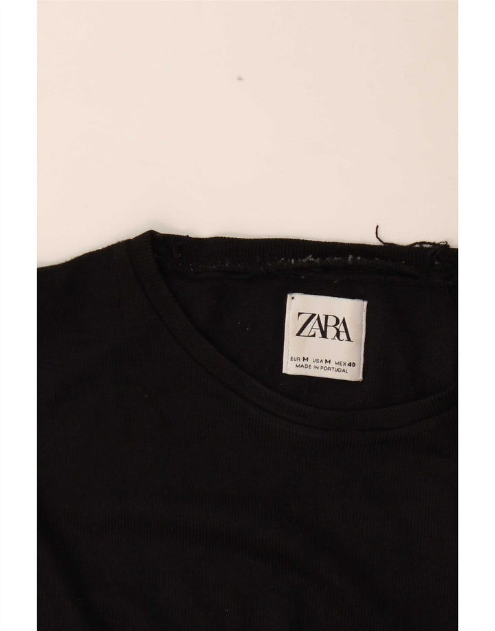 T-shirt męski Zara, średni czarny
