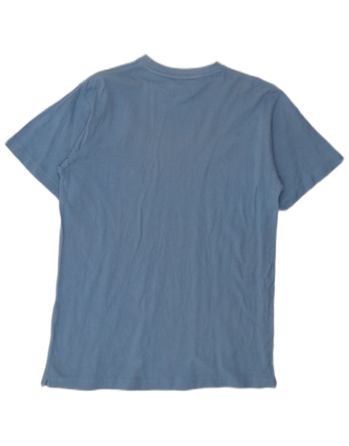 T-shirt męski Kappa Top, mały, niebieski, bawełniany