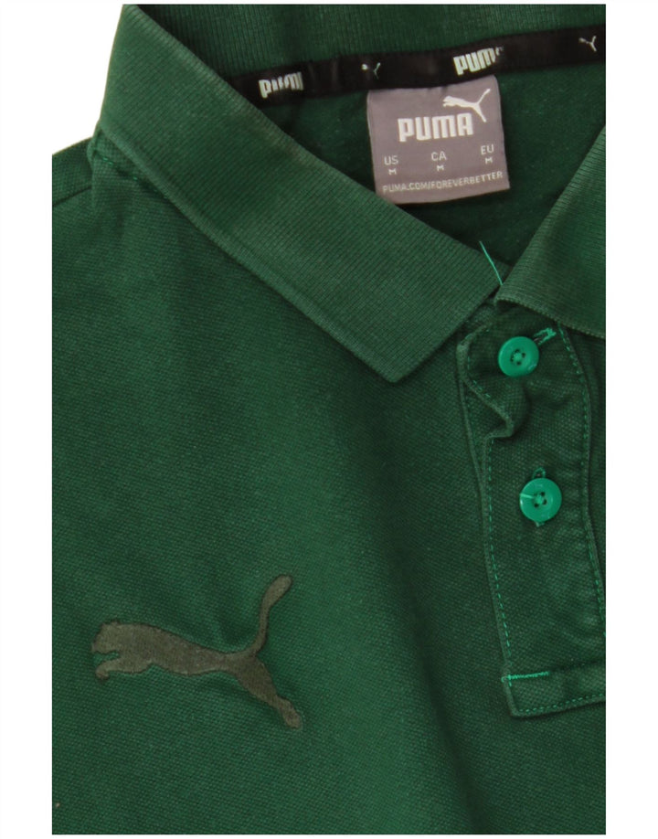 Męska koszulka polo Puma, kolor średni zielony