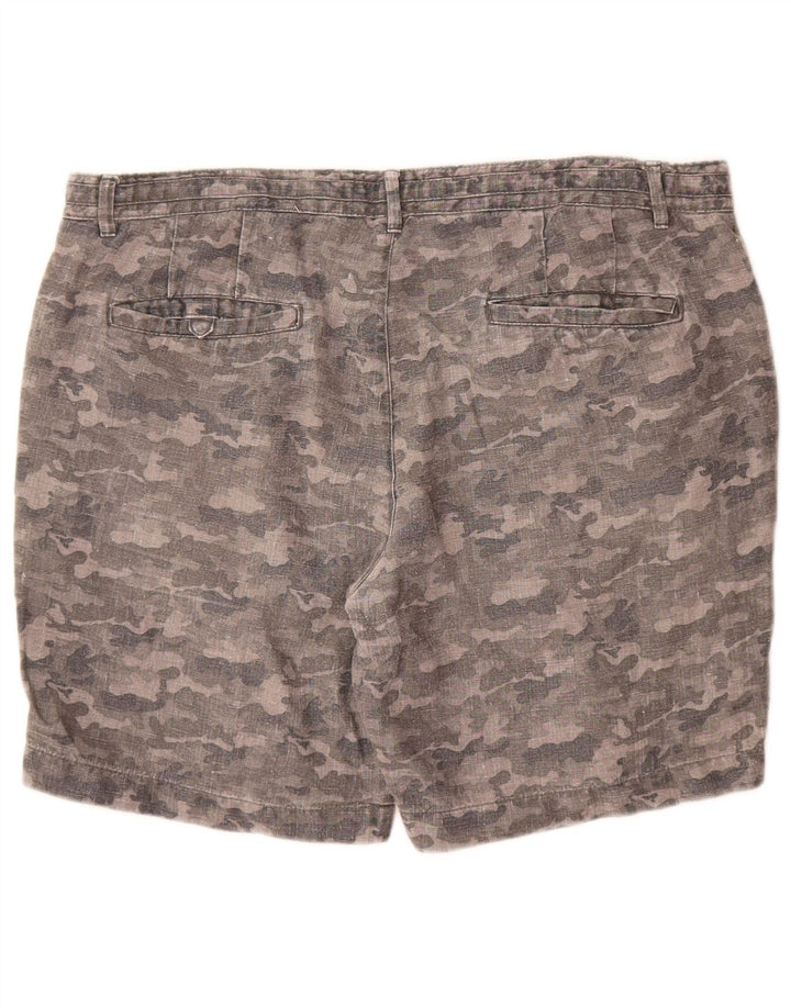 Męskie spodenki chino Zara XL W36 szary kamuflaż